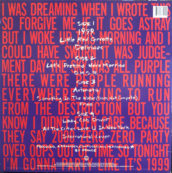 Prince – 1999 (used)