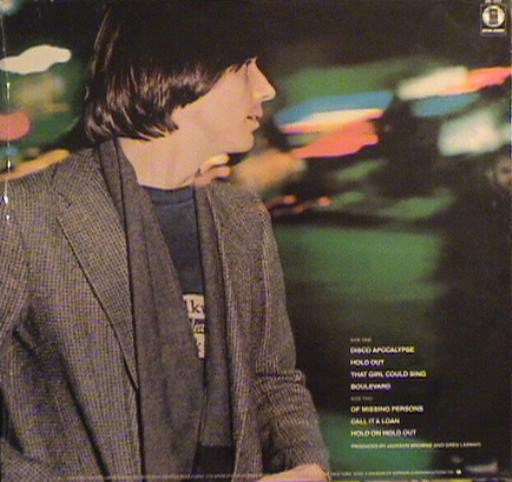 Jackson Browne – Hold Out (used)