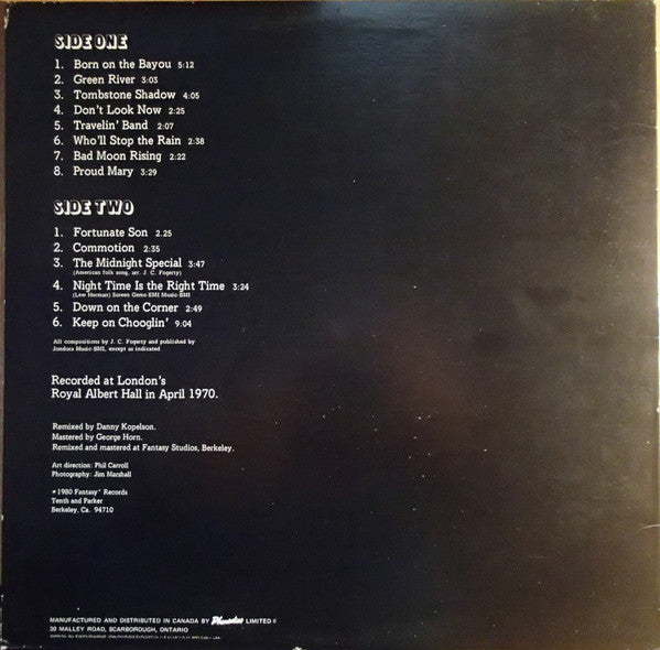 Creedence Clearwater Revival – The Royal Albert Hall Concert (new)