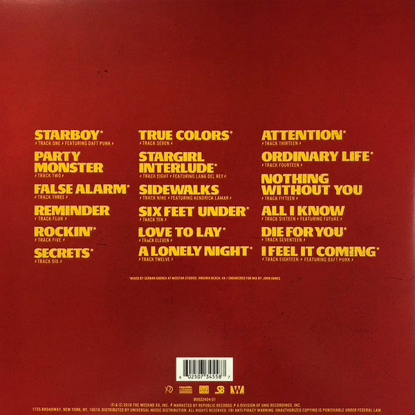 The Weeknd – Starboy (used)(2020 Pressing)