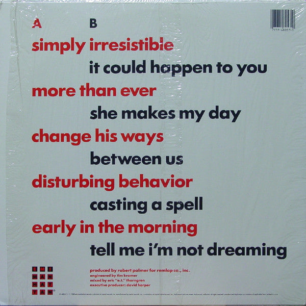 Robert Palmer – Heavy Nova (used)