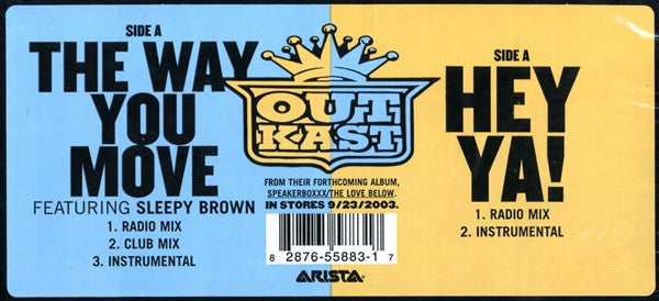 OutKast – The Way You Move / Hey Ya! (Used)