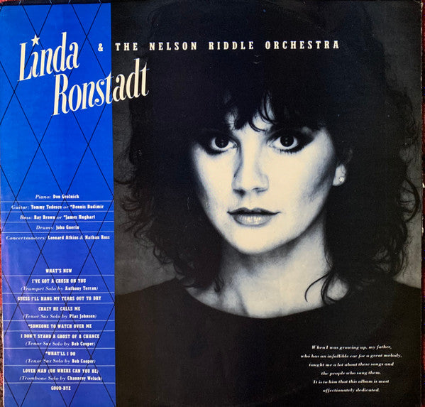 Linda Ronstadt & The Nelson Riddle Orchestra – What's New (used)