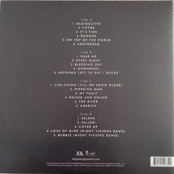 Imagine Dragons – Night Visions (new)(2022 Pressing)