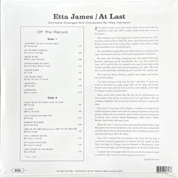 Etta James – At Last! (new) 2022