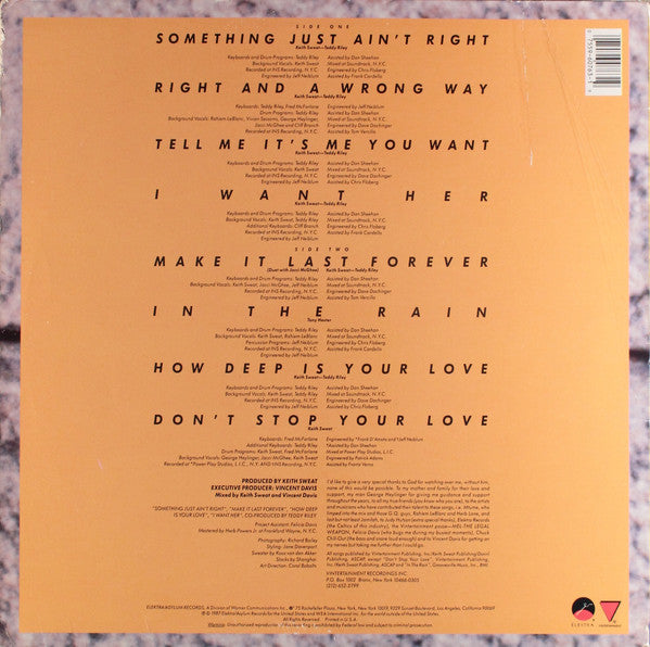 Keith Sweat – Make It Last Forever (new)