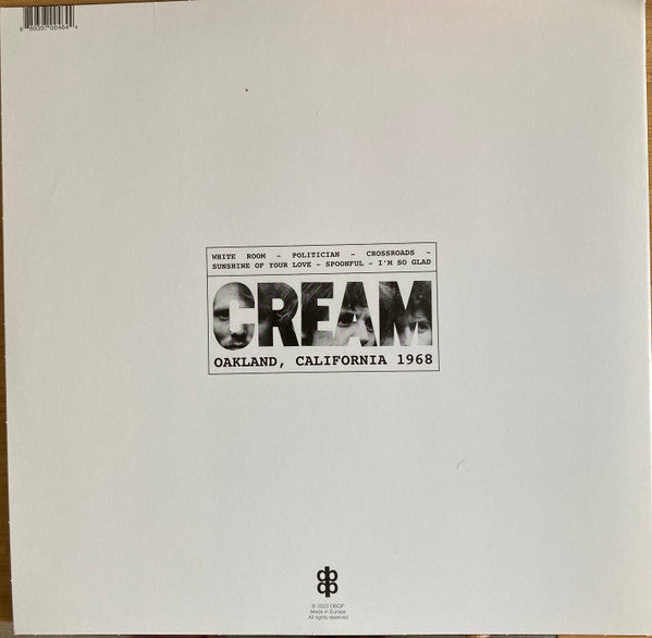 Cream – Oakland, California 1968 (new)