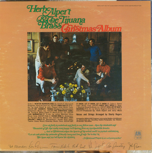 Herb Alpert & The Tijuana Brass – Christmas Album (used)(1968 Pressing)