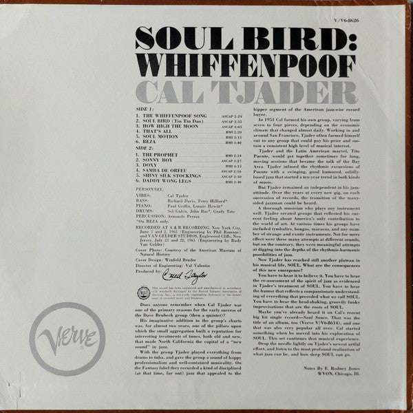 Cal Tjader – Soul Bird: Whiffenpoof (used)