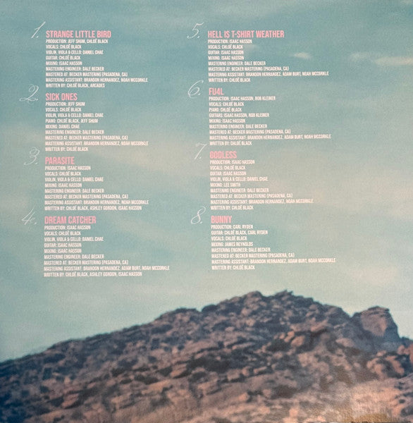 Chloe Black – Strange Little Bird (new) Limited Edition 431/500, Numbered, Stereo, Turquoise/Gold Marble