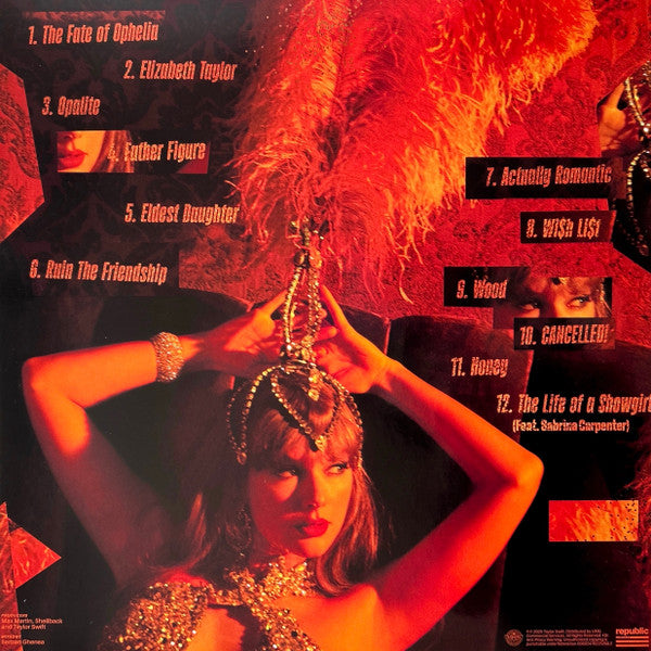 Taylor Swift – The Life Of A Showgirl (Orange Glitter) (new)