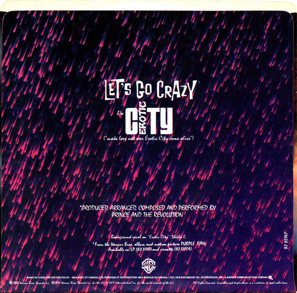 Prince And The Revolution – Let's Go Crazy (used)