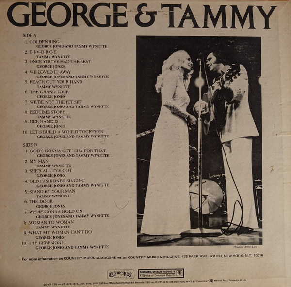 George Jones & Tammy Wynette – George & Tammy (used)(1977 Pressing)