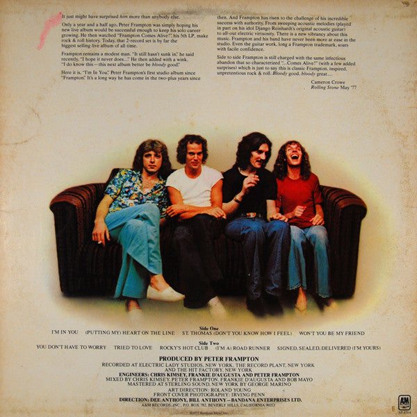 Peter Frampton – I'm In You (used)