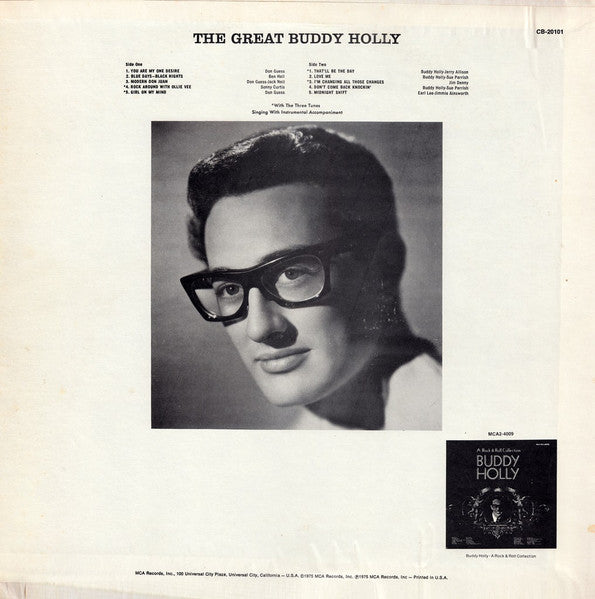 Buddy Holly – The Great Buddy Holly (used)(1973 Pressing)