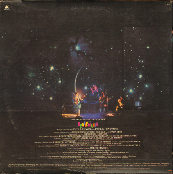 Beatlemania – Beatlemania (Original Cast Album Recorded Live At The Winter Garden Theatre (used))