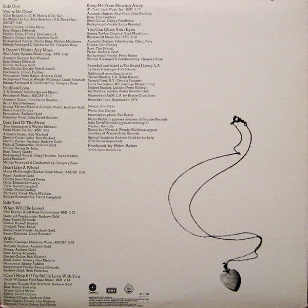 Linda Ronstadt – Heart Like A Wheel (used)