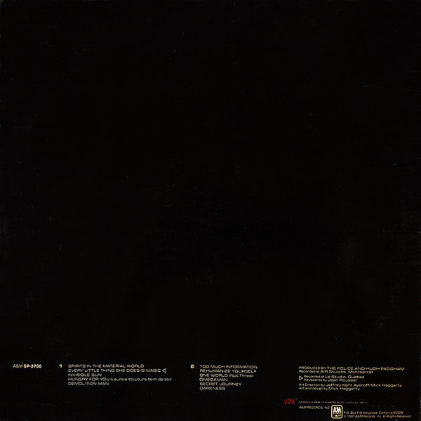The Police – Ghost In The Machine (used)