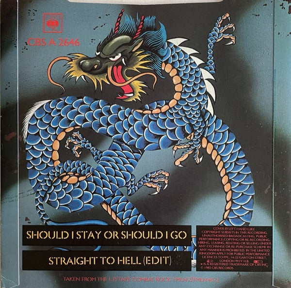 The Clash – Should I Stay Or Should I Go / Straight To Hell