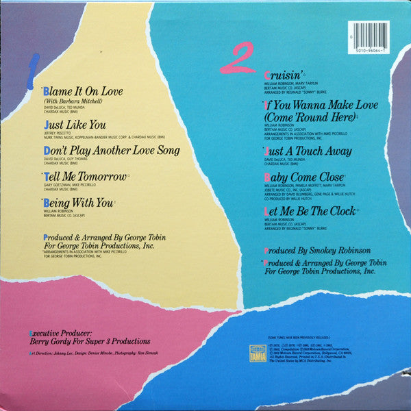 Smokey Robinson – Blame It On Love & All The Great Hits (used)