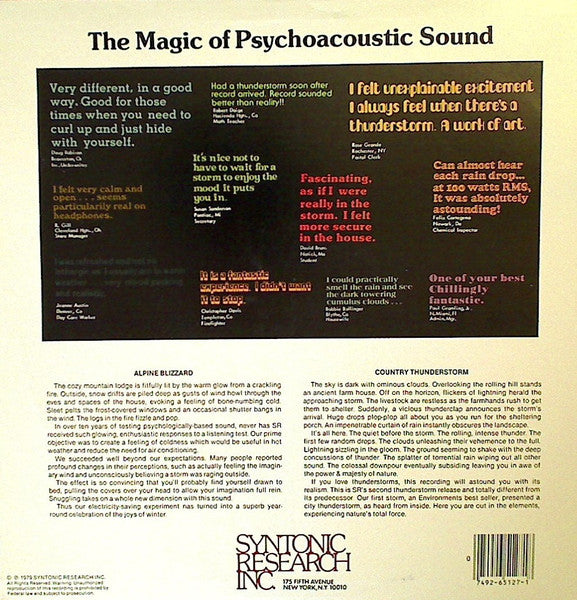 Environments Disc 11 (Alpine Blizzard / Country Thunderstorm) (used)