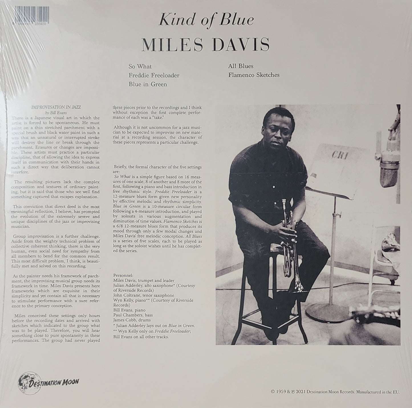 Miles Davis – Kind Of Blue (new)(2021 Pressing)