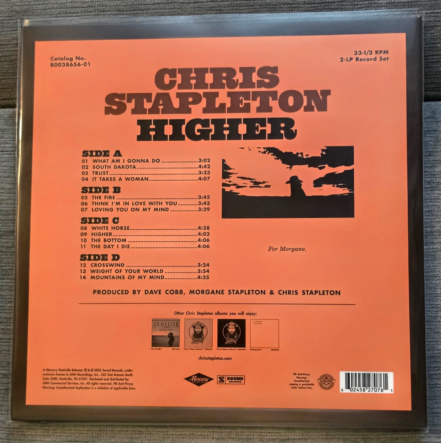 Chris Stapleton – Higher (used)(2023 Pressing)