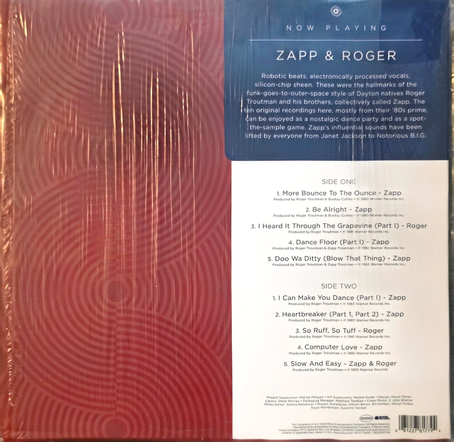 Zapp & Roger – Now Playing (used)(2024 Pressing)