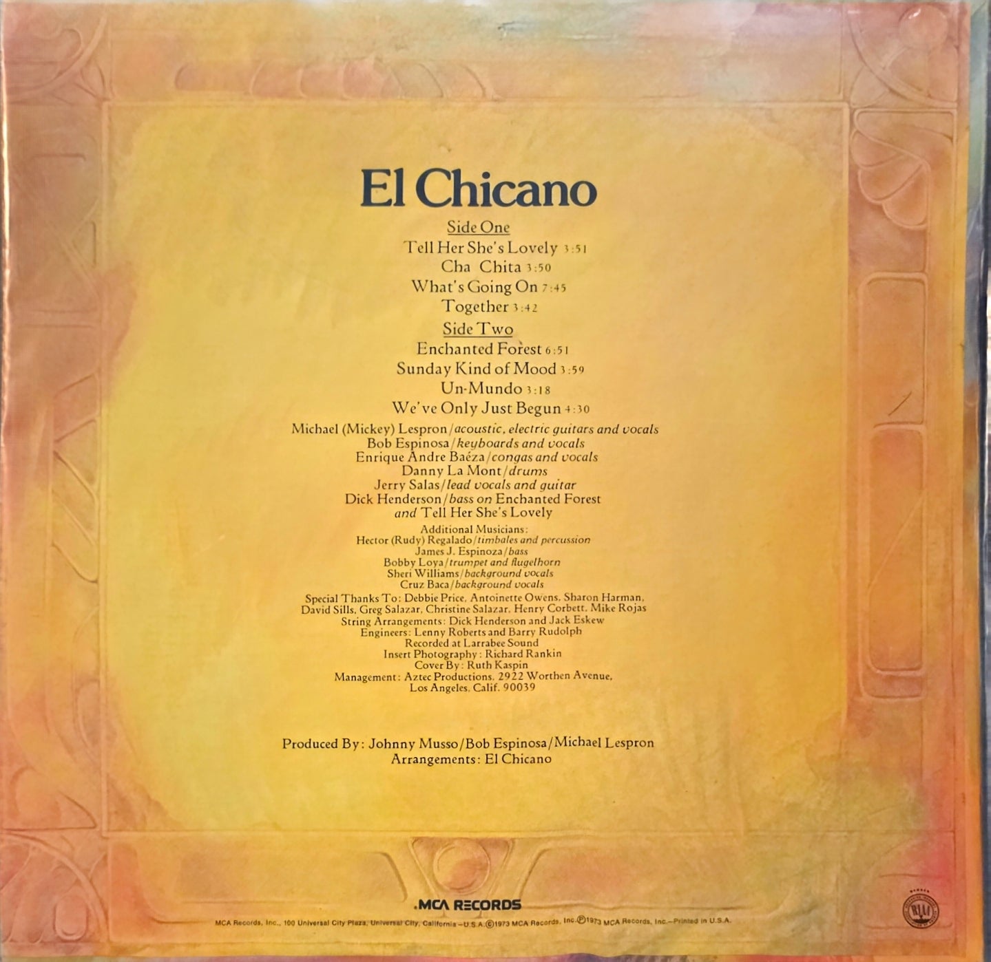 El Chicano – El Chicano (used)(1973 Pressing)