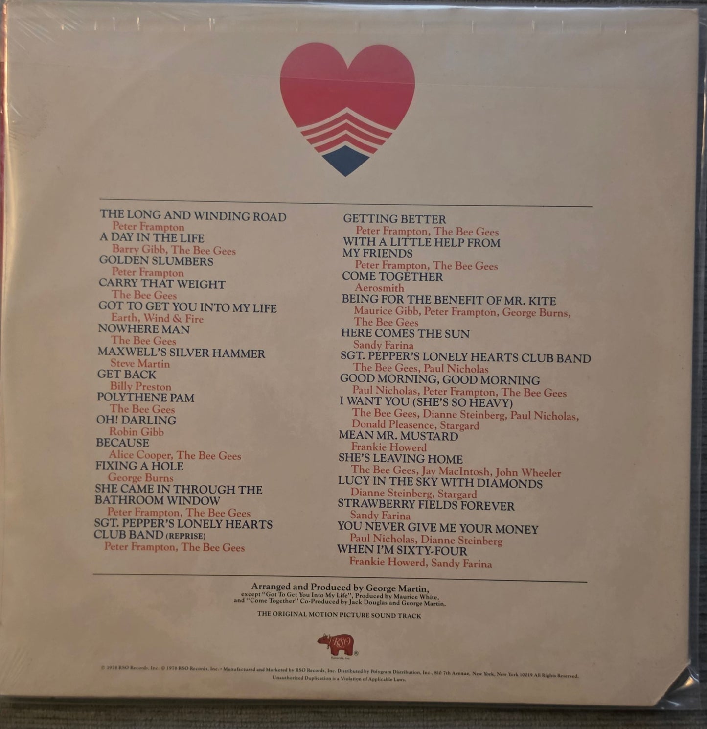 Sgt. Pepper's Lonely Hearts Club Band (new)(1978 Pressing)