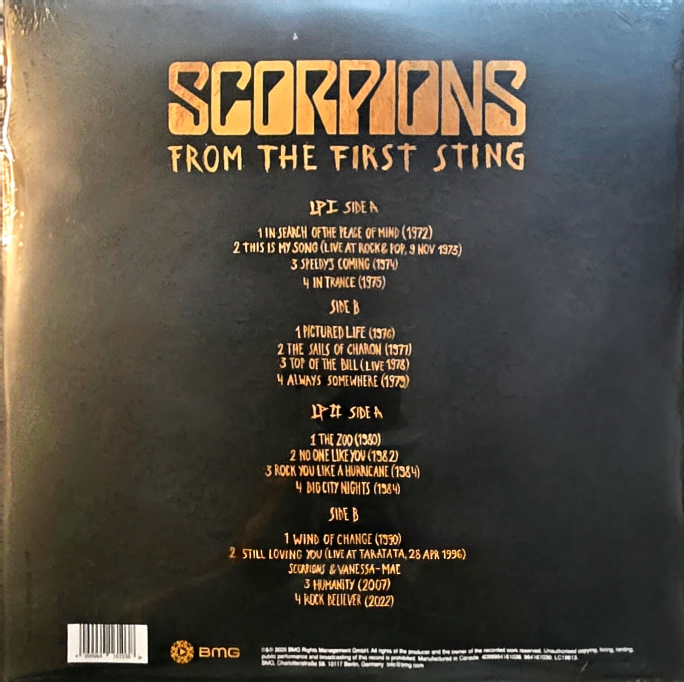 Scorpions – From The First Sting (new)(2025 Pressing)