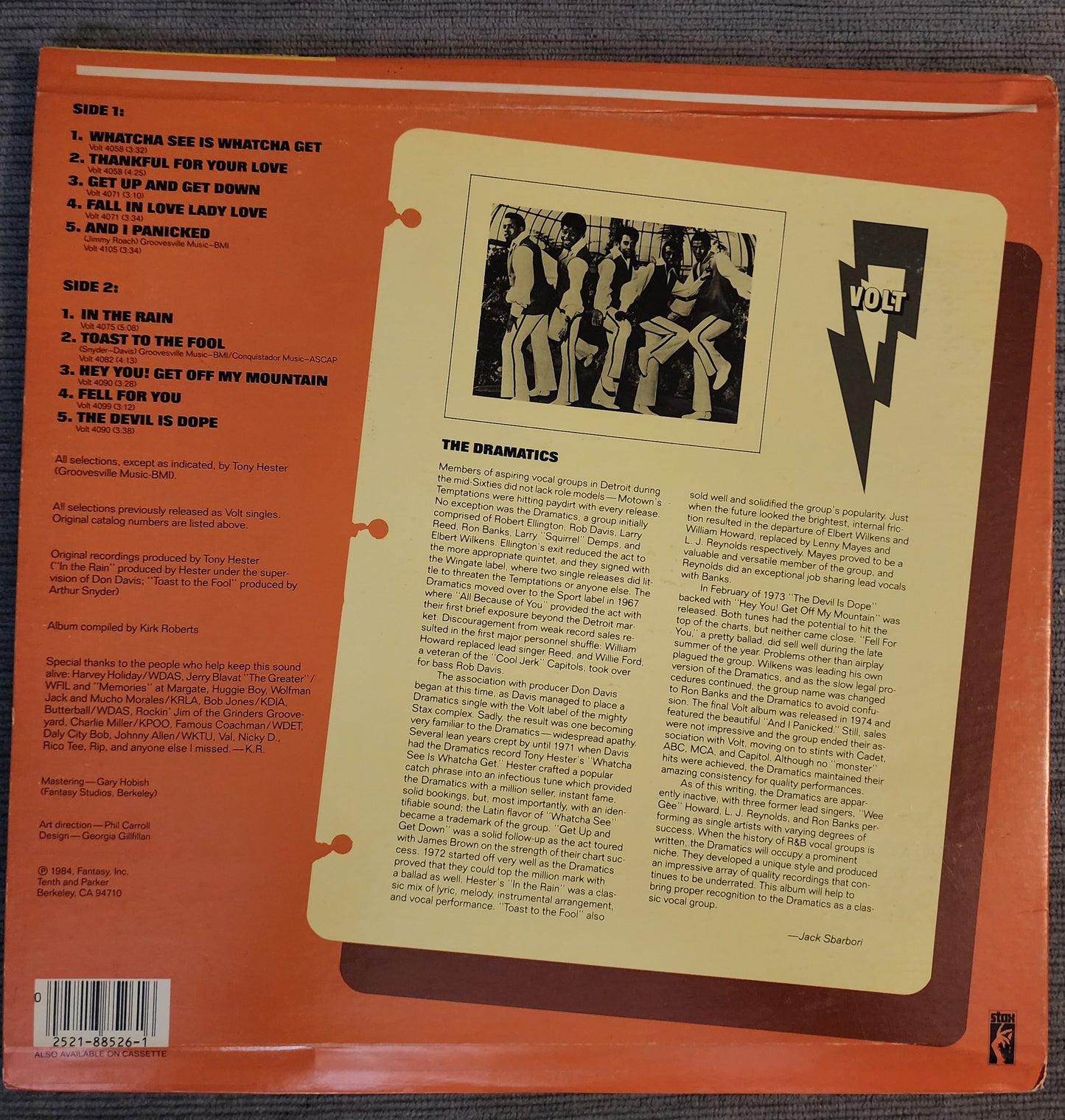 The Dramatics – The Best Of The Dramatics (used)(1988 Pressing)