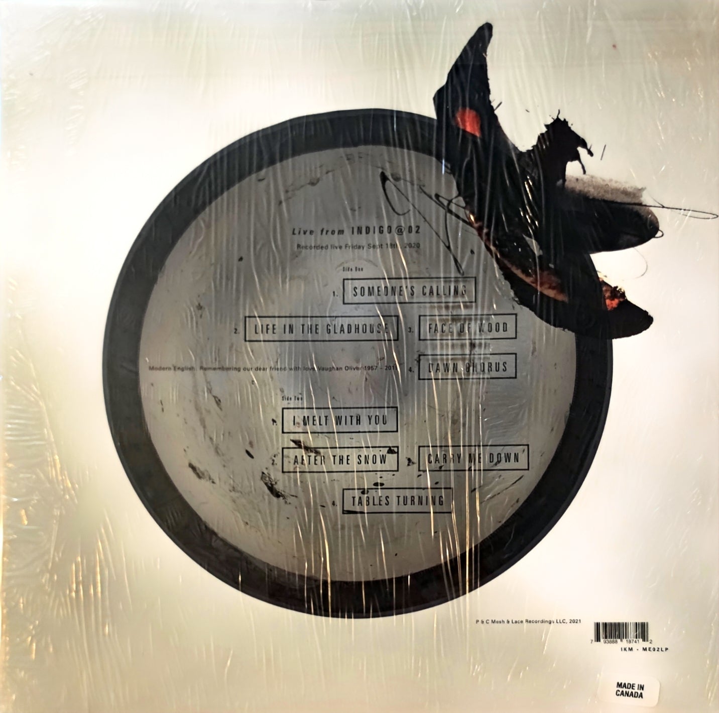 Modern English – After The Snow (Live From Indigo @ O2) (new)(2021 RSD Pressing)