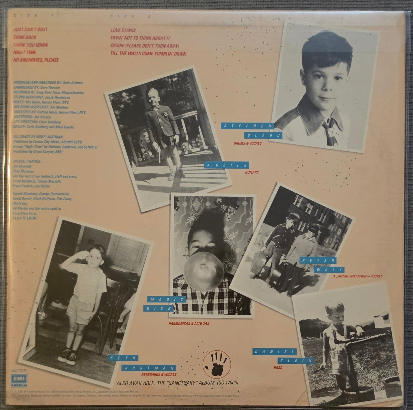 The J. Geils Band – Love Stinks (used)(1980 Pressing)