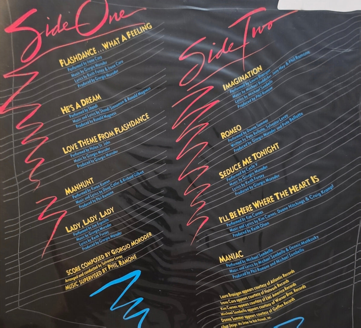 Flashdance (Original Soundtrack)(used)(1983 Japanese Pressing)