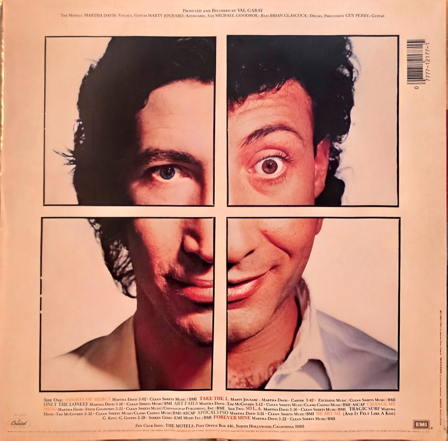 The Motels – All Four One (used)(1982 Pressing)