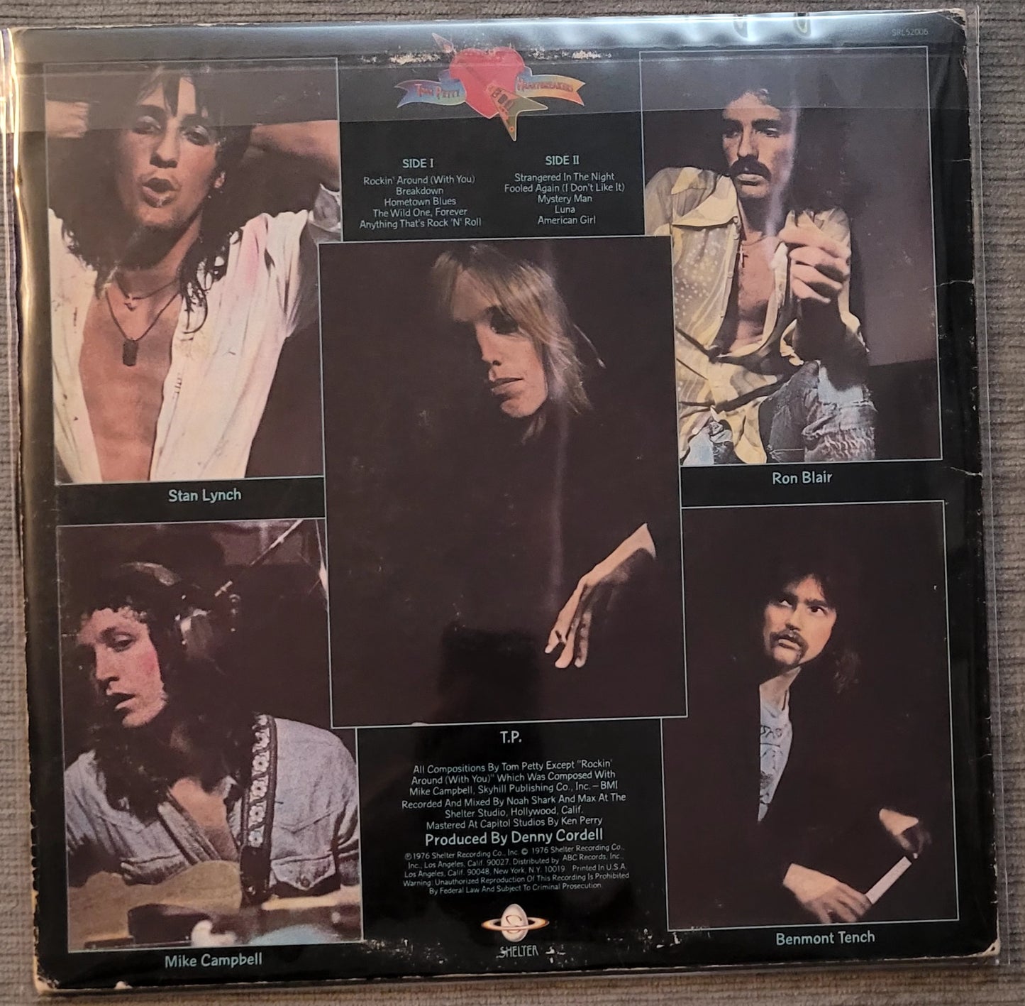 Tom Petty And The Heartbreakers – Tom Petty And The Heartbreakers (used)(1977 Pressing)
