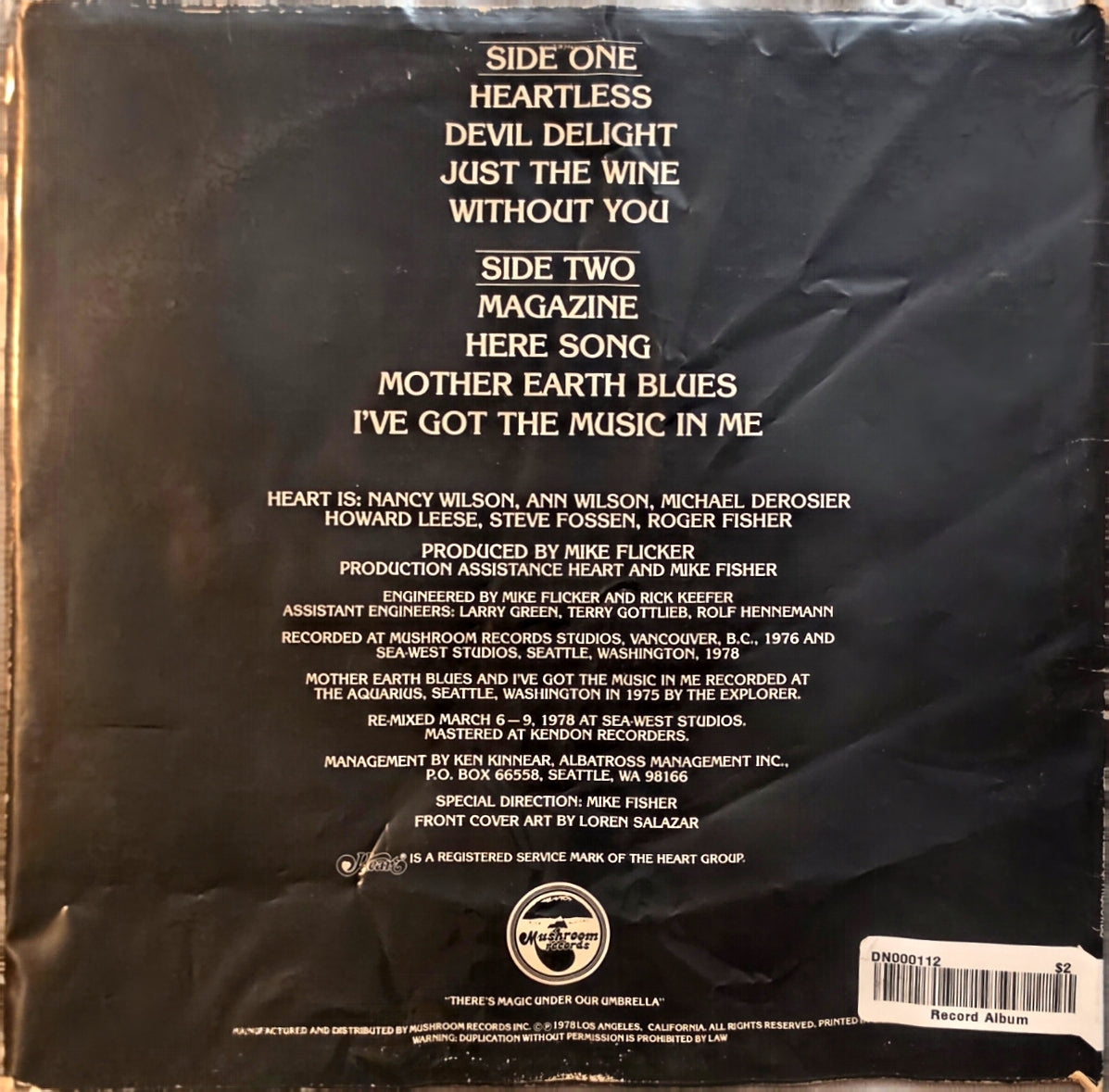 Heart – Magazine (used)(1978 Pressing)