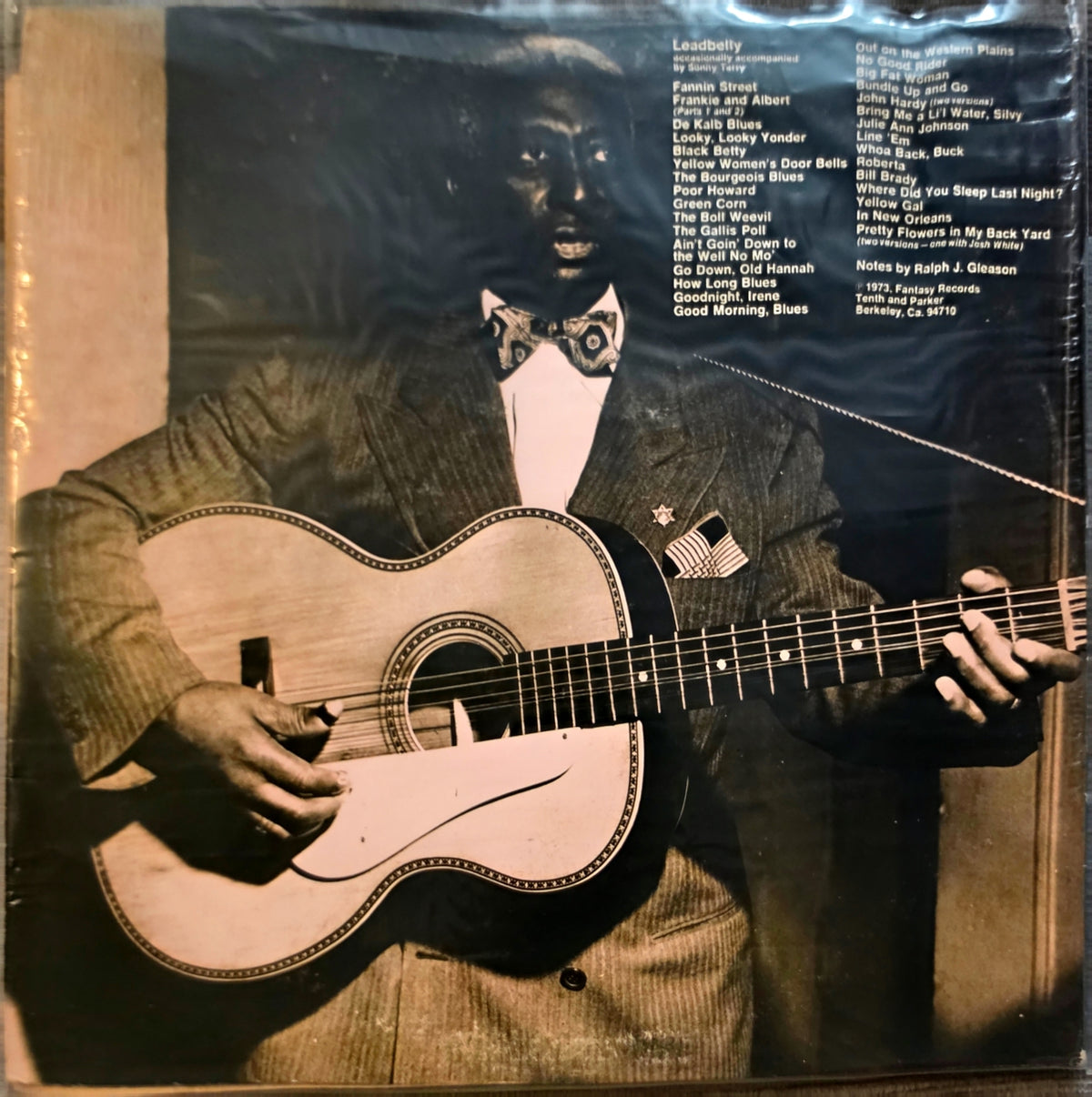 Leadbelly – Huddie Ledbetter (used)(1973 Pressing)
