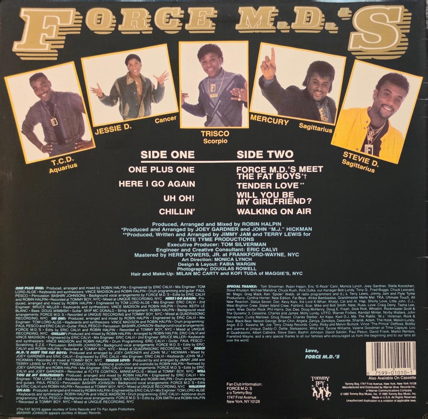 Force M.D.'s – Chillin' (used)(1985 Pressing)