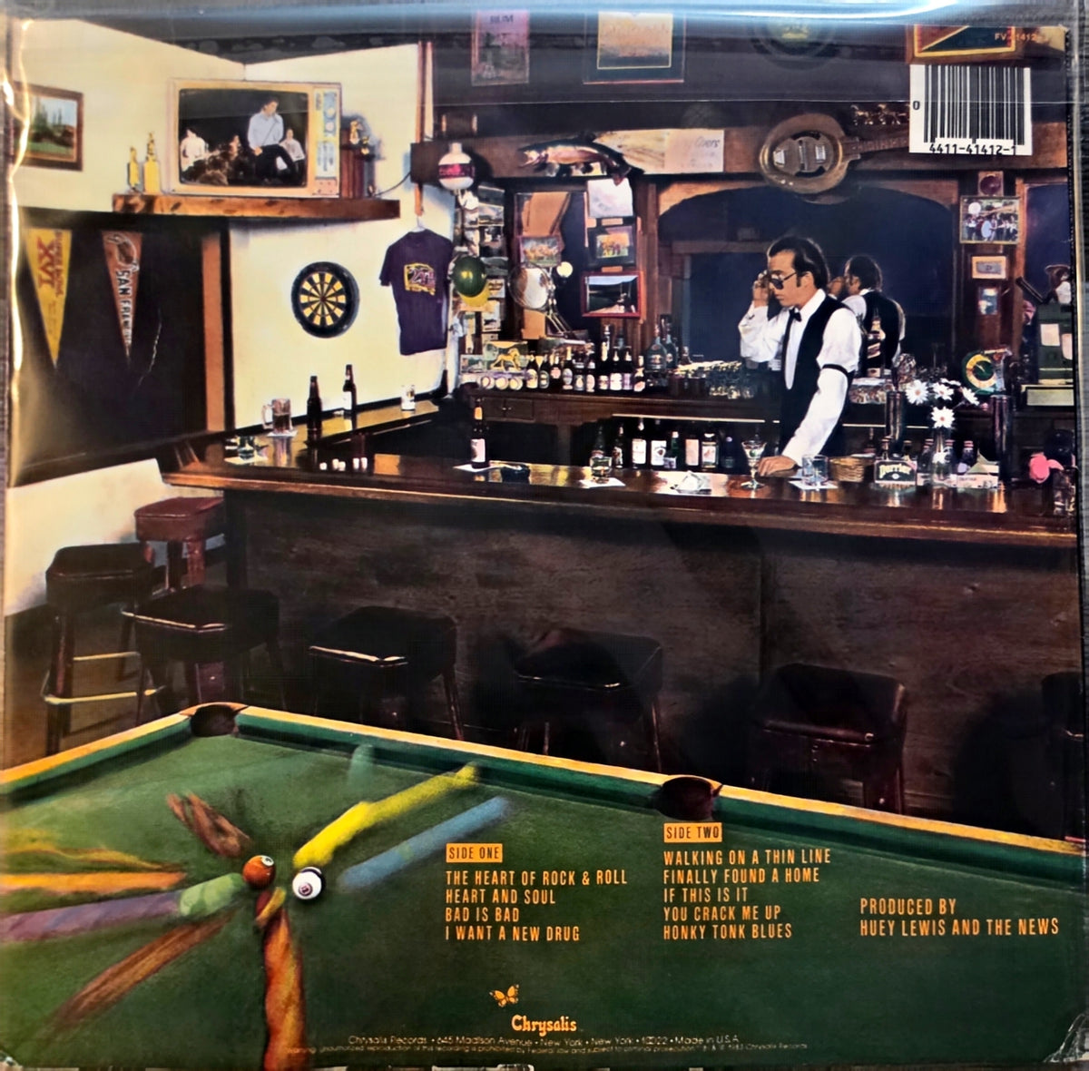 Huey Lewis And The News – Sports (used)(1983 Pressing)