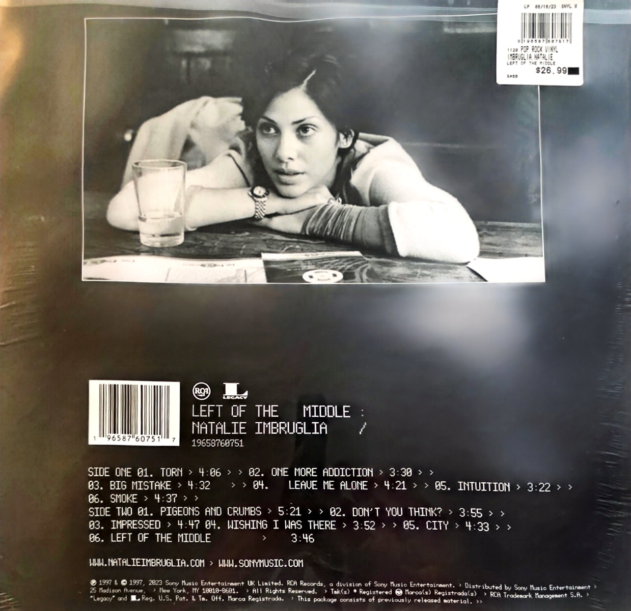 Natalie Imbruglia – Left Of The Middle (new)(2023 Pressing)