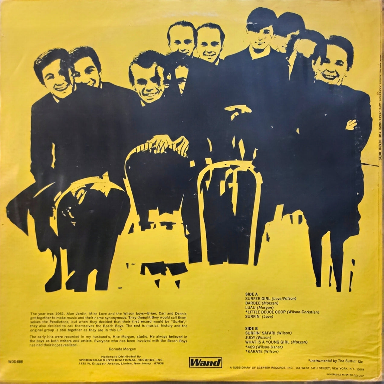 The Beach Boys' Greatest Hits (1961-1963) (used)(1972 Pressing)
