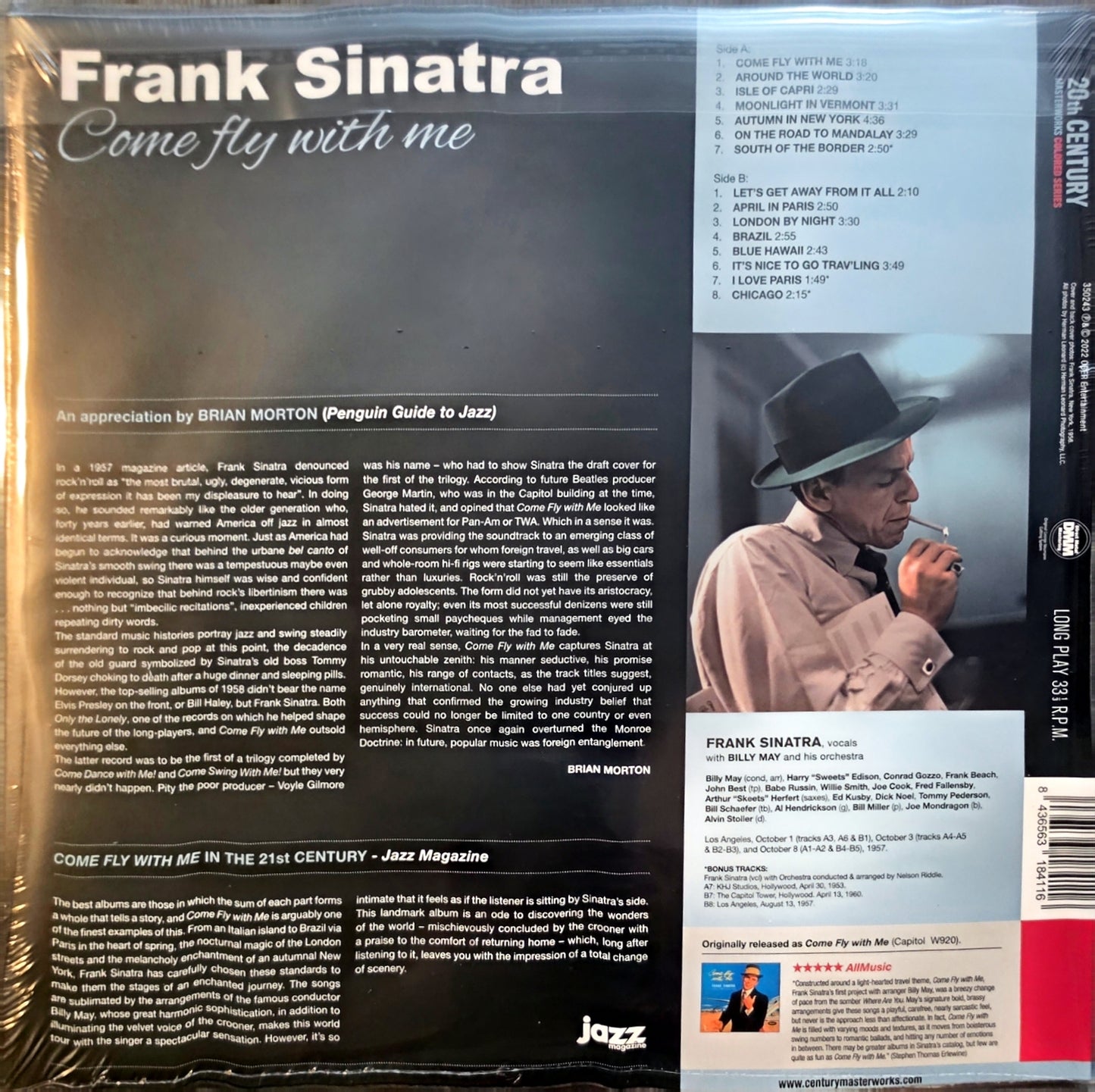 Frank Sinatra – Come Fly With Me (new)(2022 Pressing)