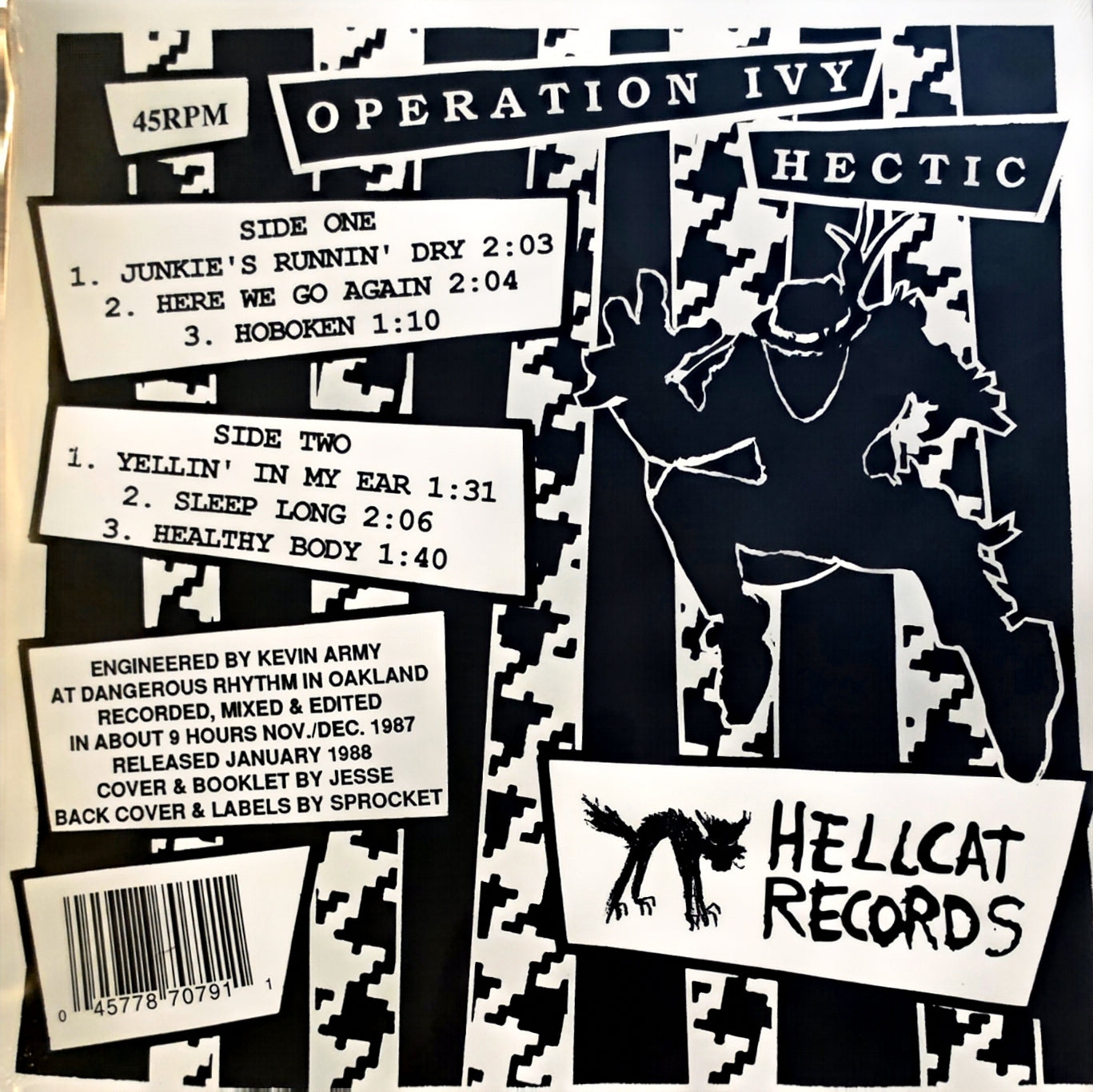 Operation Ivy – Hectic E.P. (new)(2022 Pressing)