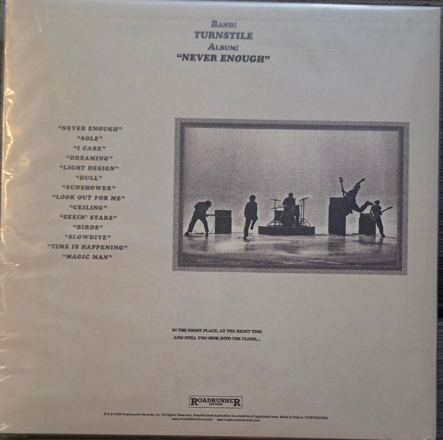 Turnstile – Never Enough (new)(2025 Pressing)