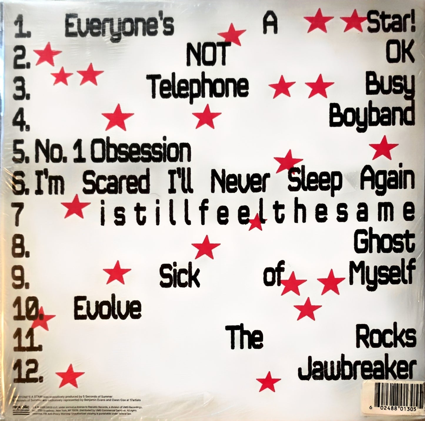 5 Seconds Of Summer – Everyone's A Star! (new)(2025 Pressing)