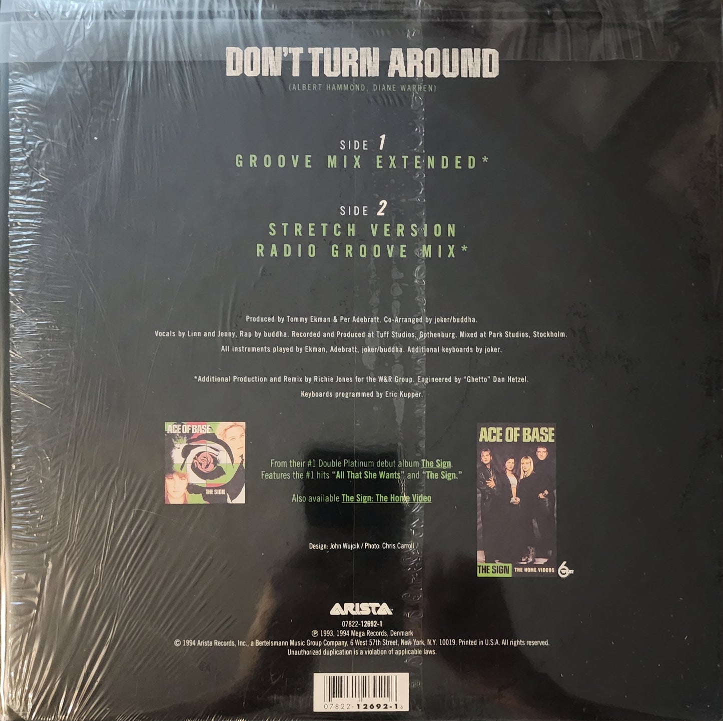 Ace Of Base – Don't Turn Around (used)(1994 Pressing)