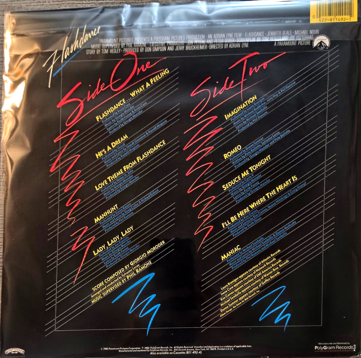 Flashdance (Original Soundtrack)(used)(1983 Pressing)