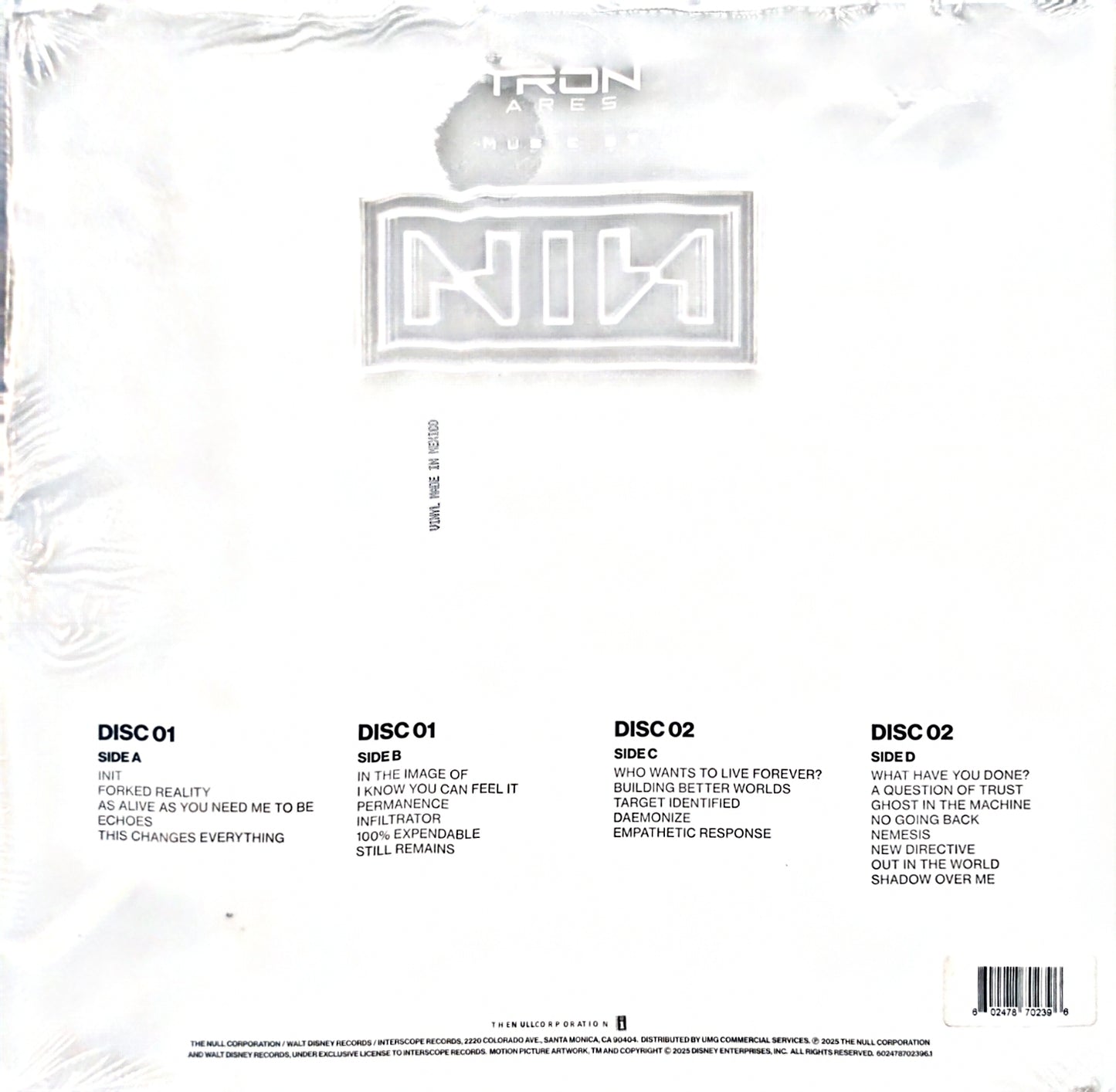 Nine Inch Nails – Tron: Ares (new)(2025 Pressing)